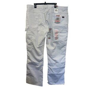 Dickies Painters Pants Mens Relaxed Fit 44x32 White Flex Durable Workwear